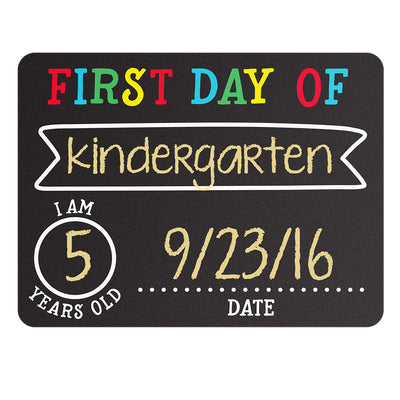 first & last day chalk signs featured in Baby & Kids