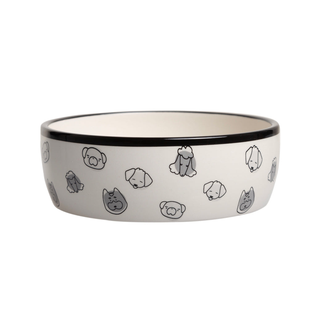 25cm ceramic dog bowl dog bowl (md) – Pearhead