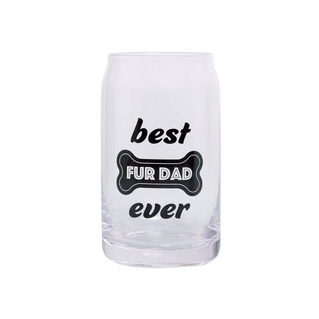 fur dad beer glass