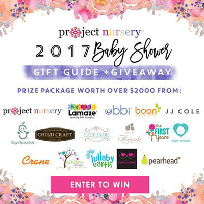 Project Nursery's 2017 baby shower gift guide & giveaway featured Pearhead