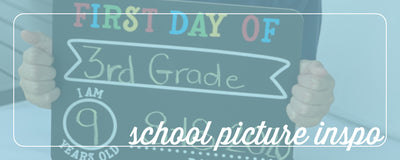 celebrate back to school! first day of school picture inspiration and tips