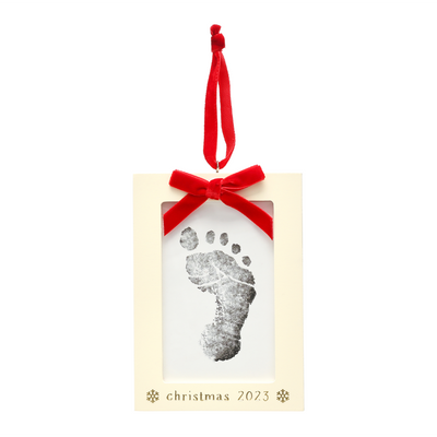 baby's print ornament