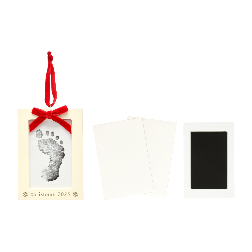 baby's print ornament