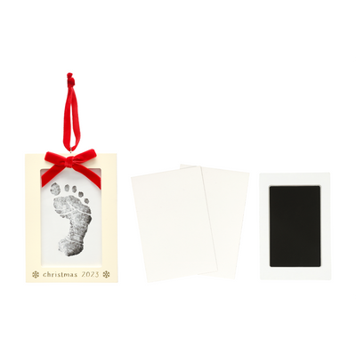 baby's print ornament