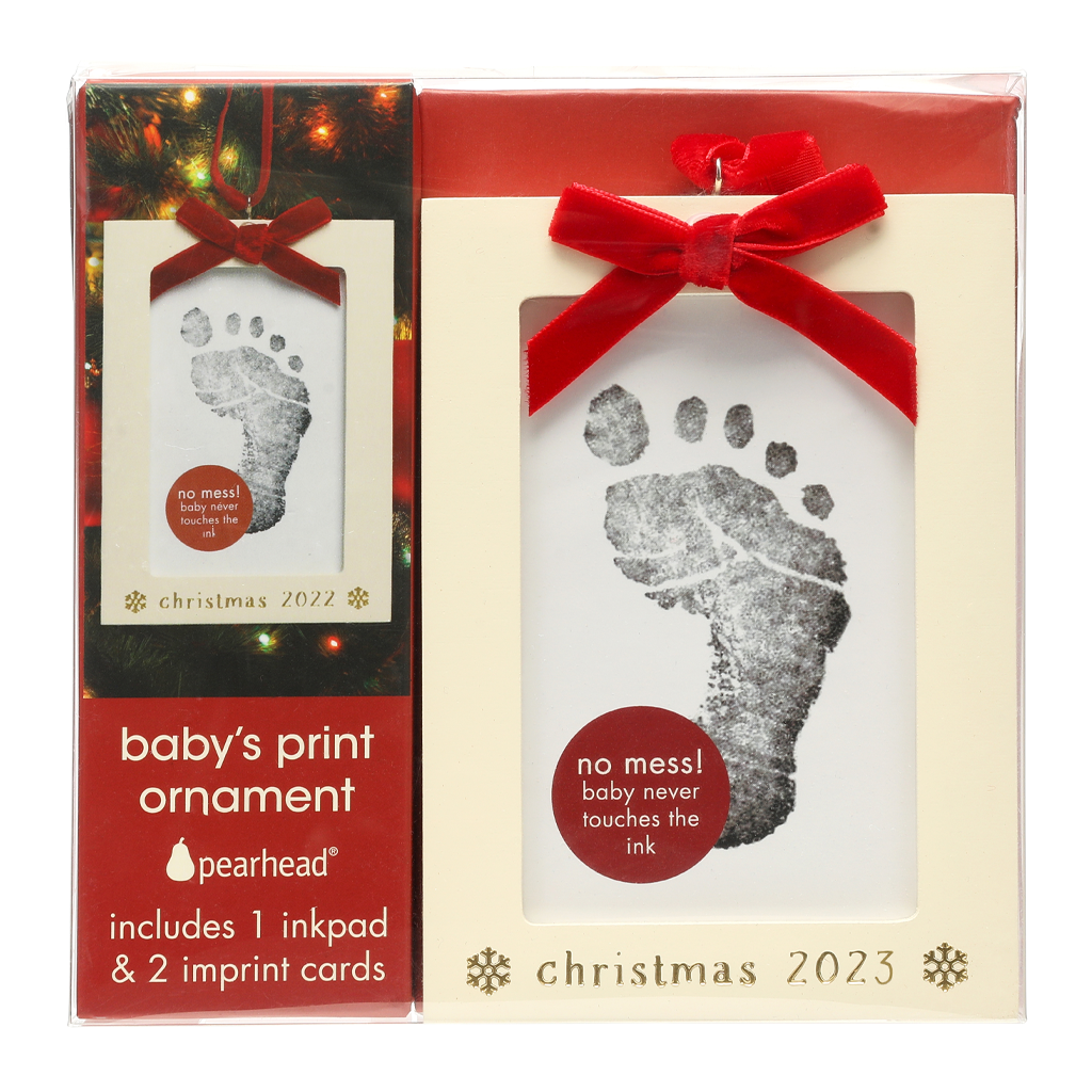 baby's print ornament