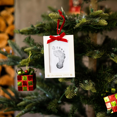 baby's print ornament