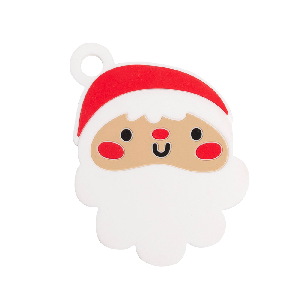 santa silicone teether