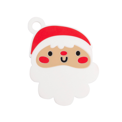 santa silicone teether