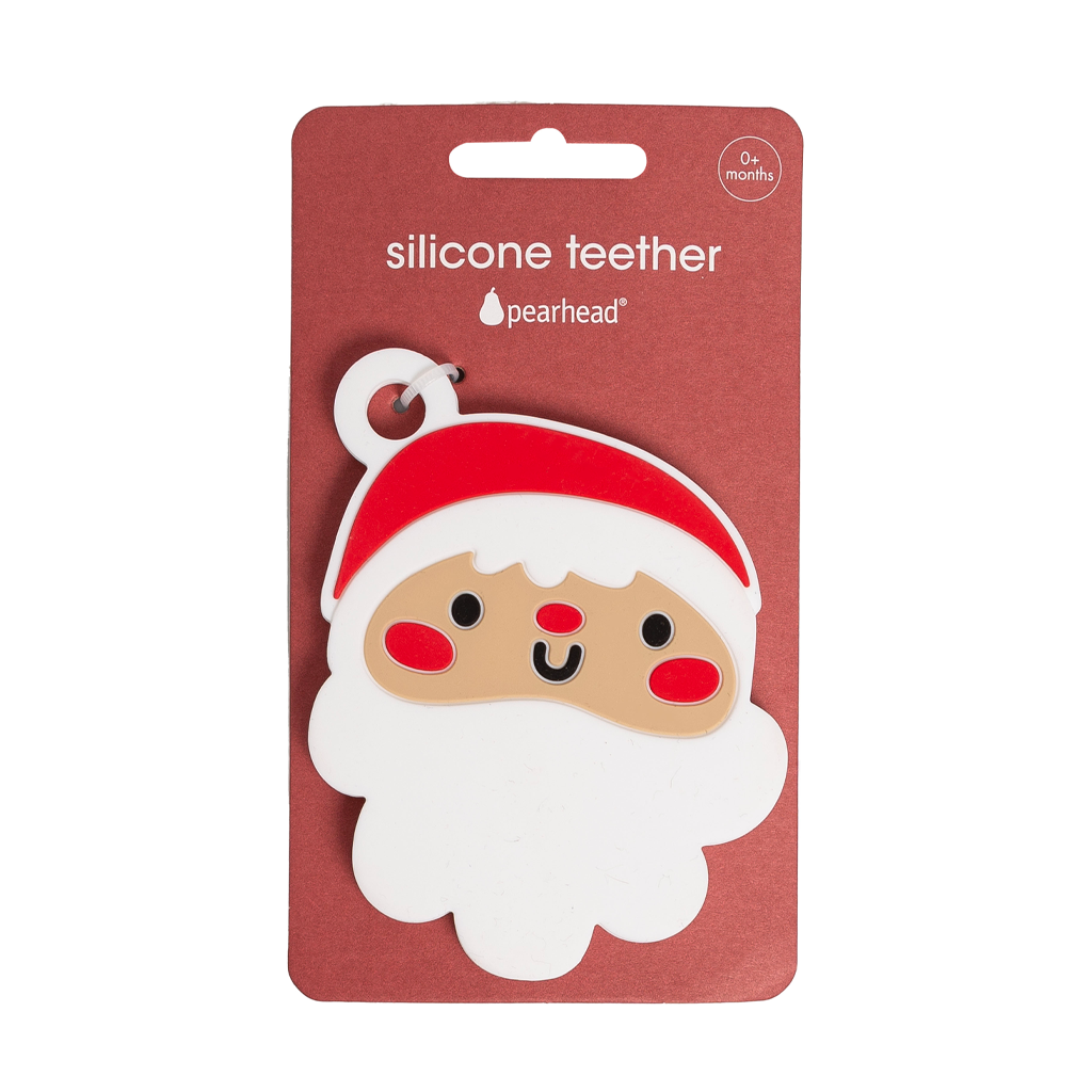 santa silicone teether