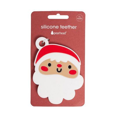 santa silicone teether