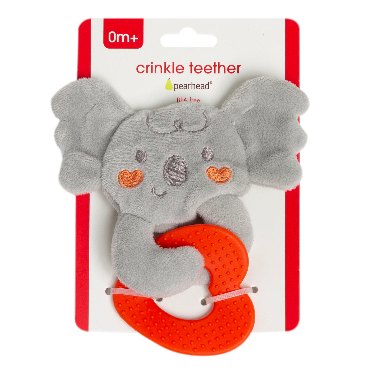 koala crinkle teether