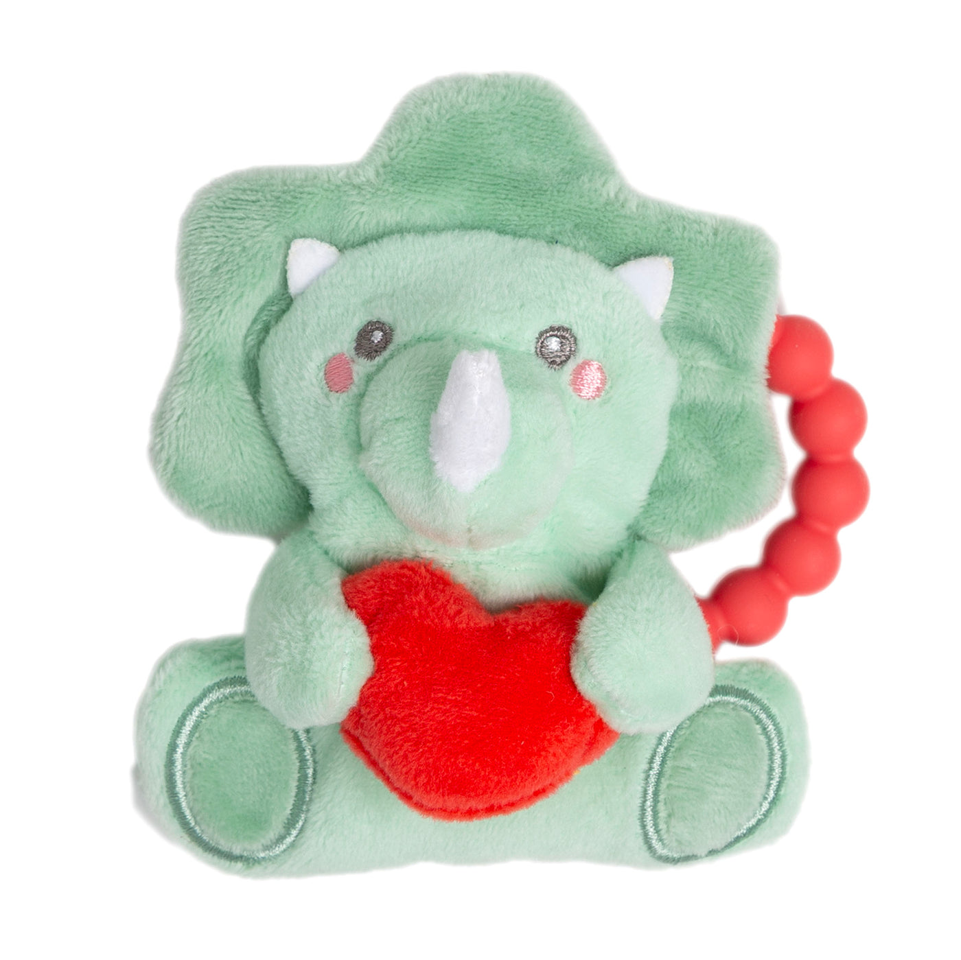 dino crinkle teether