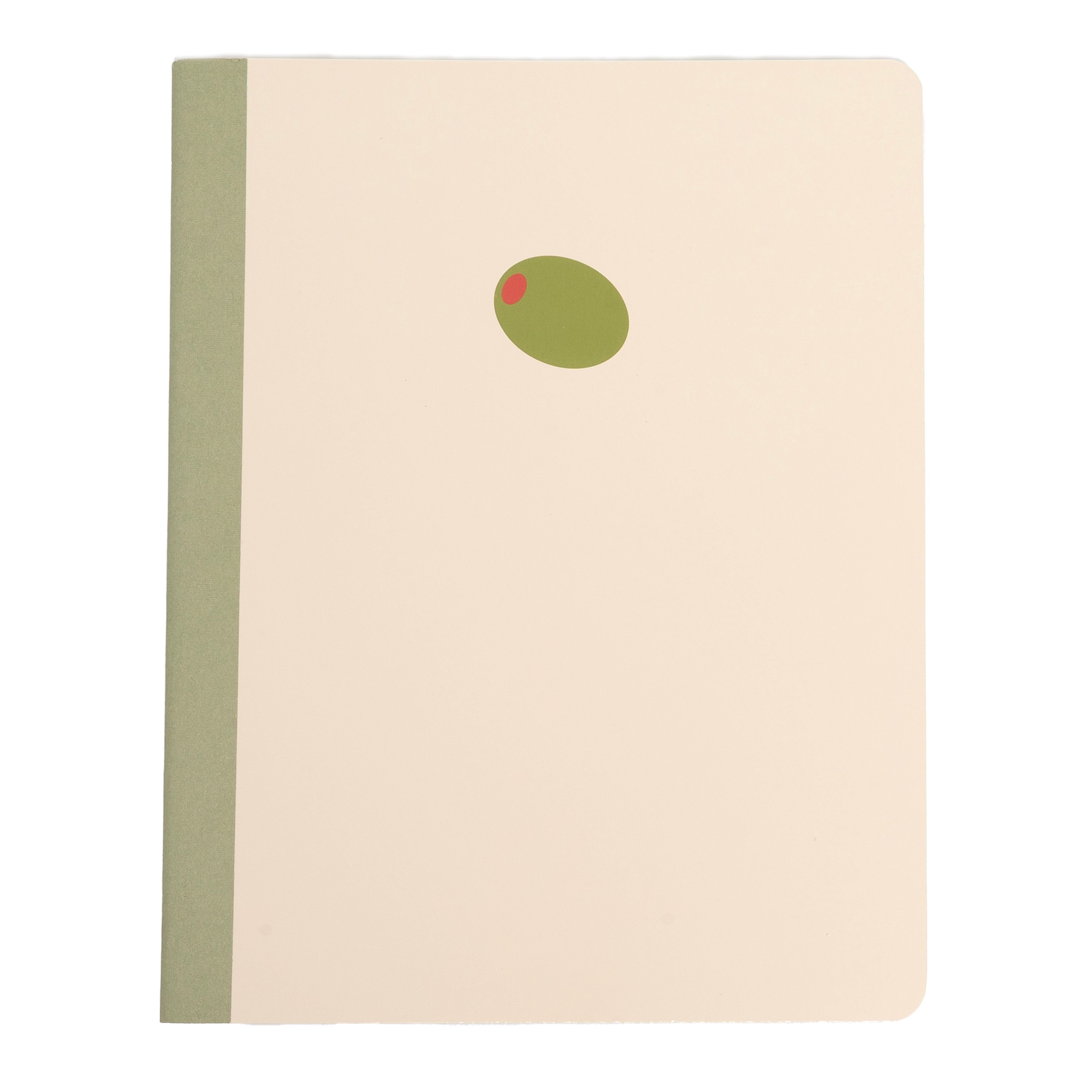 olive composition notebook – Pearhead
