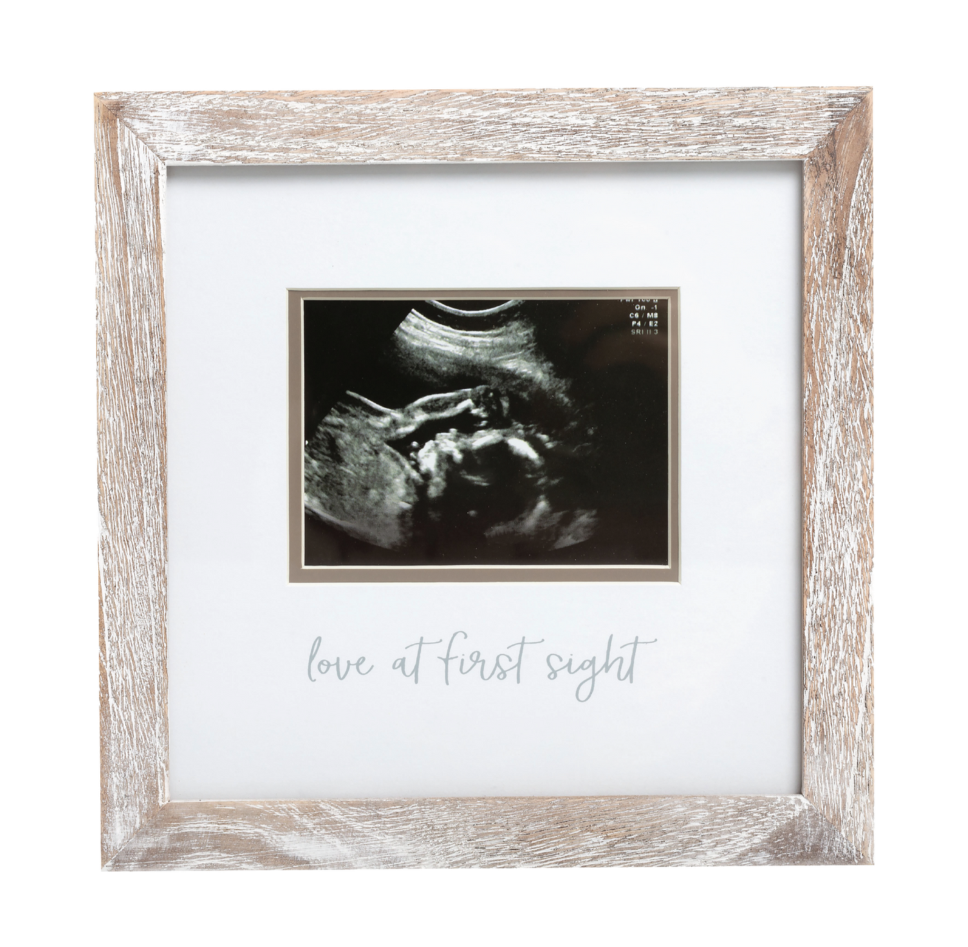 rustic sonogram frame