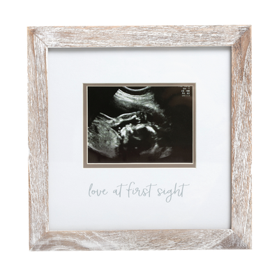 rustic sonogram frame