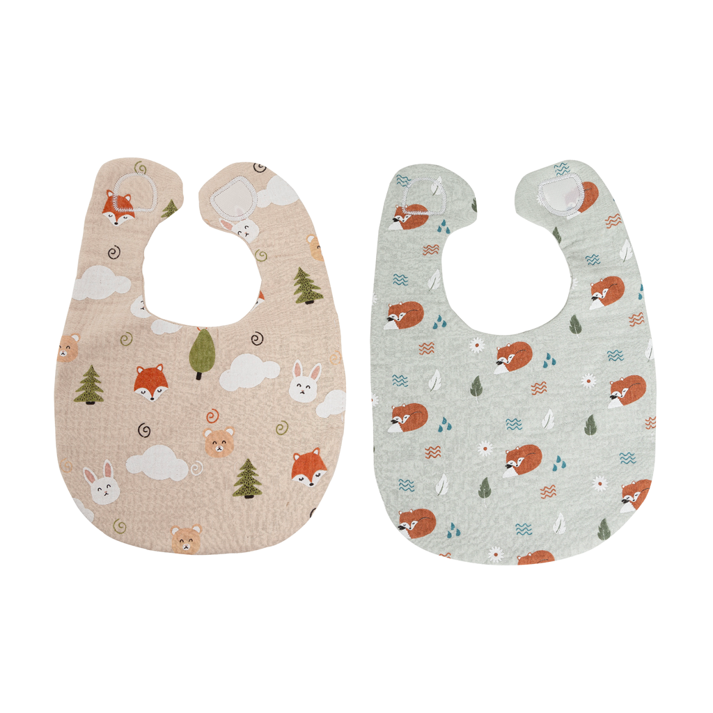 muslin bib set