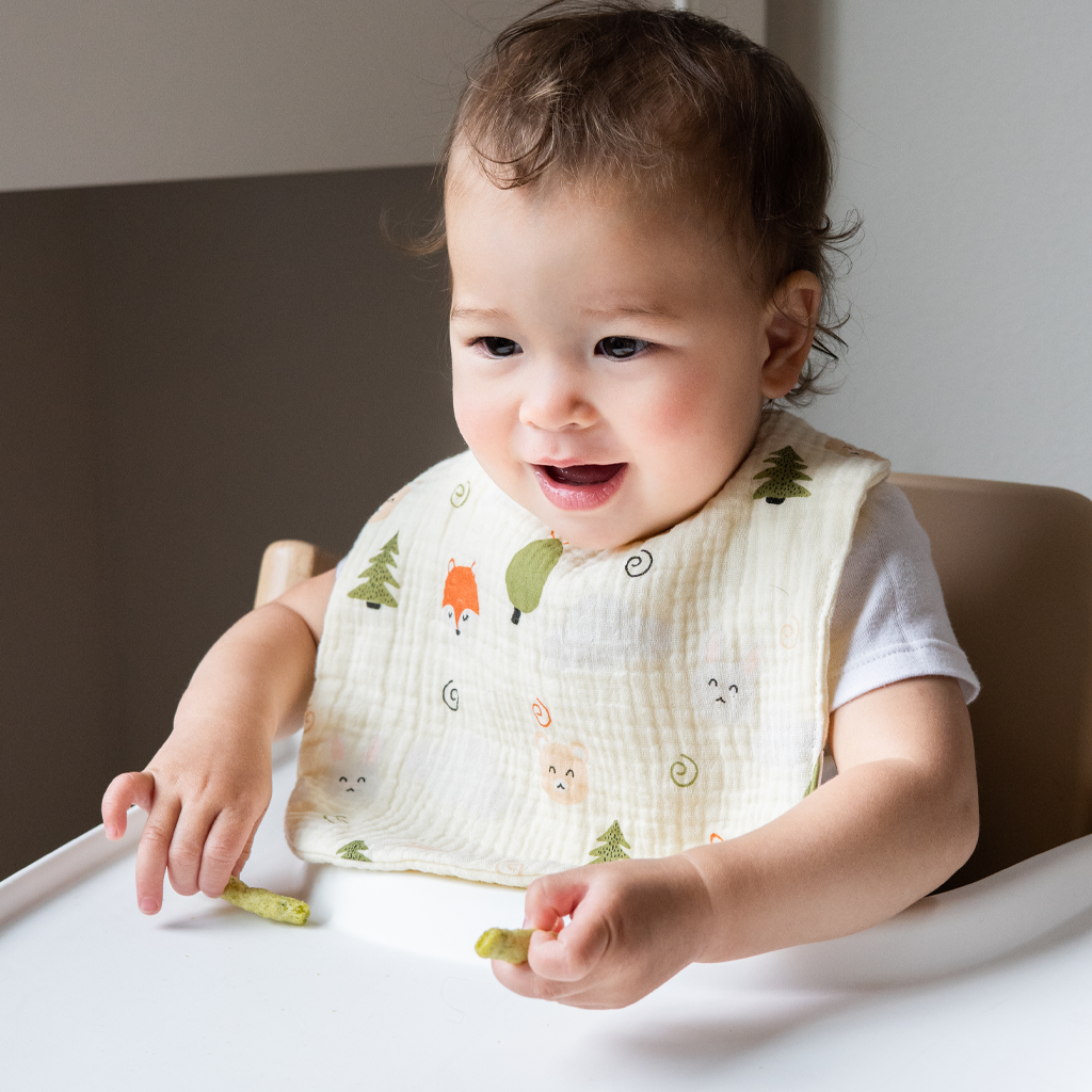 Muslin Bibs in Multicolor – Comfy Cubs Muslin Bibs in Multicolor – Comfy Cubs
