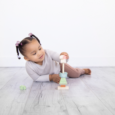 wooden stacking toy