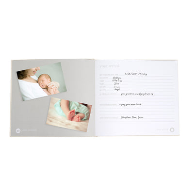 linen babybook