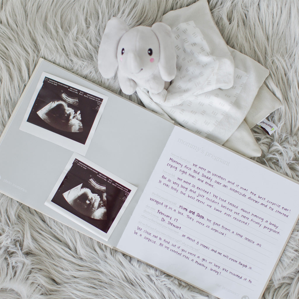 linen babybook