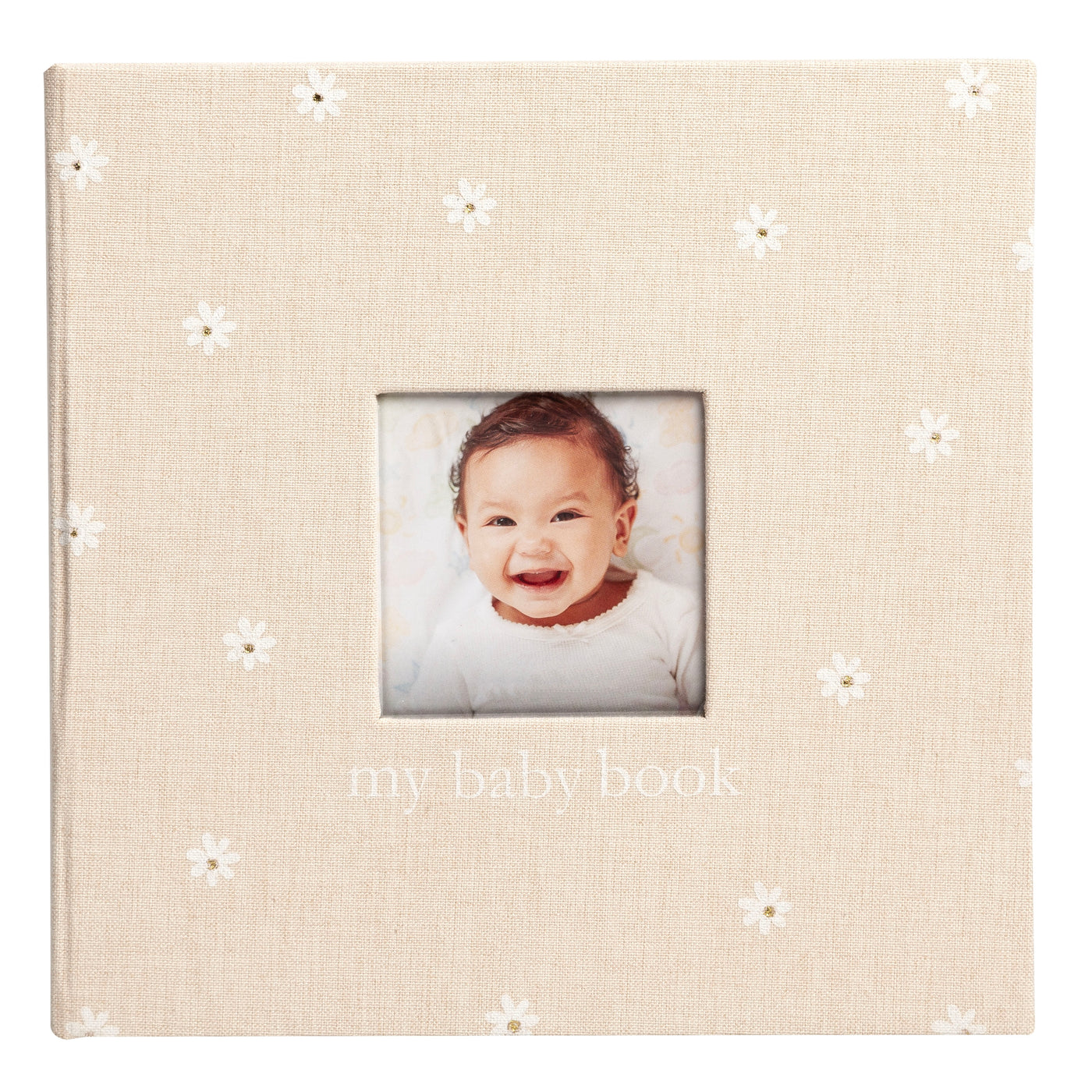 daisy print baby book