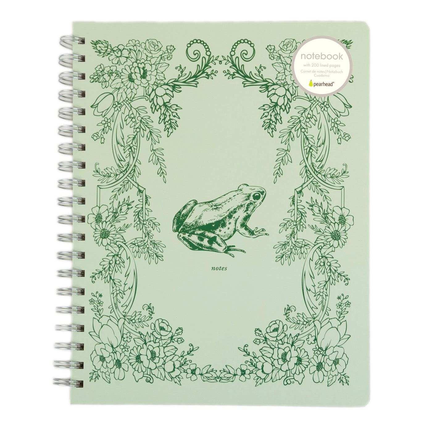 frog toile journal