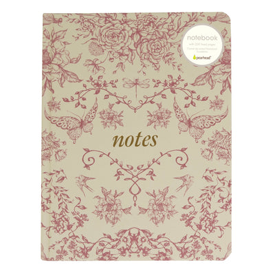 red toile journal