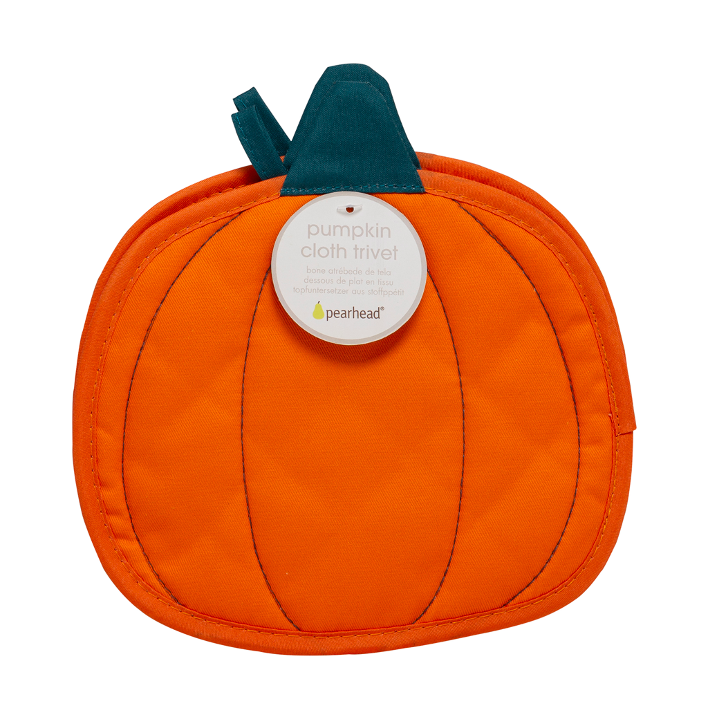 pumpkin cloth trivet