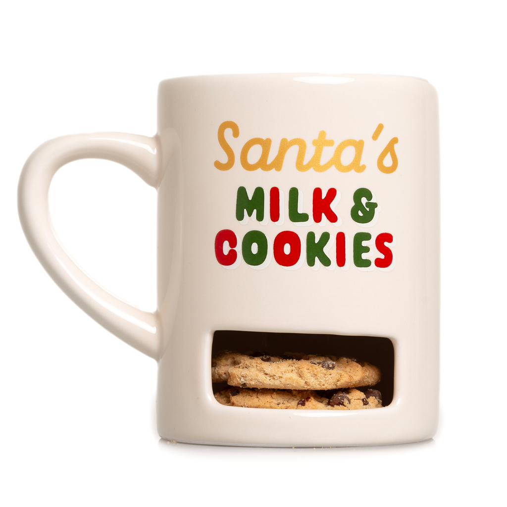 santa's milk & cookies mug