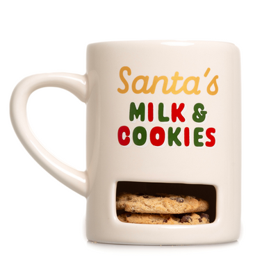 santa's milk & cookies mug