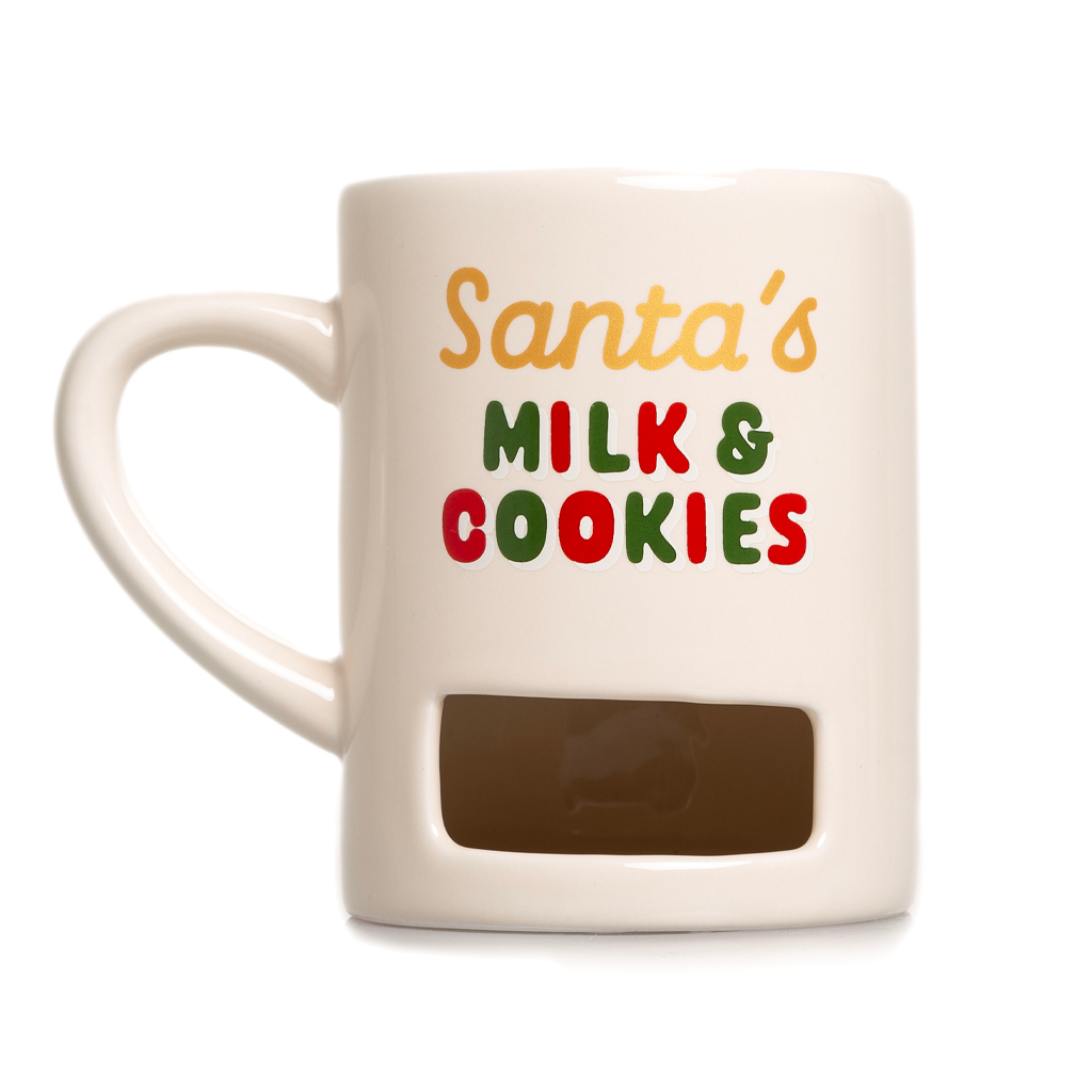 santa's milk & cookies mug