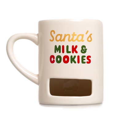 santa's milk & cookies mug