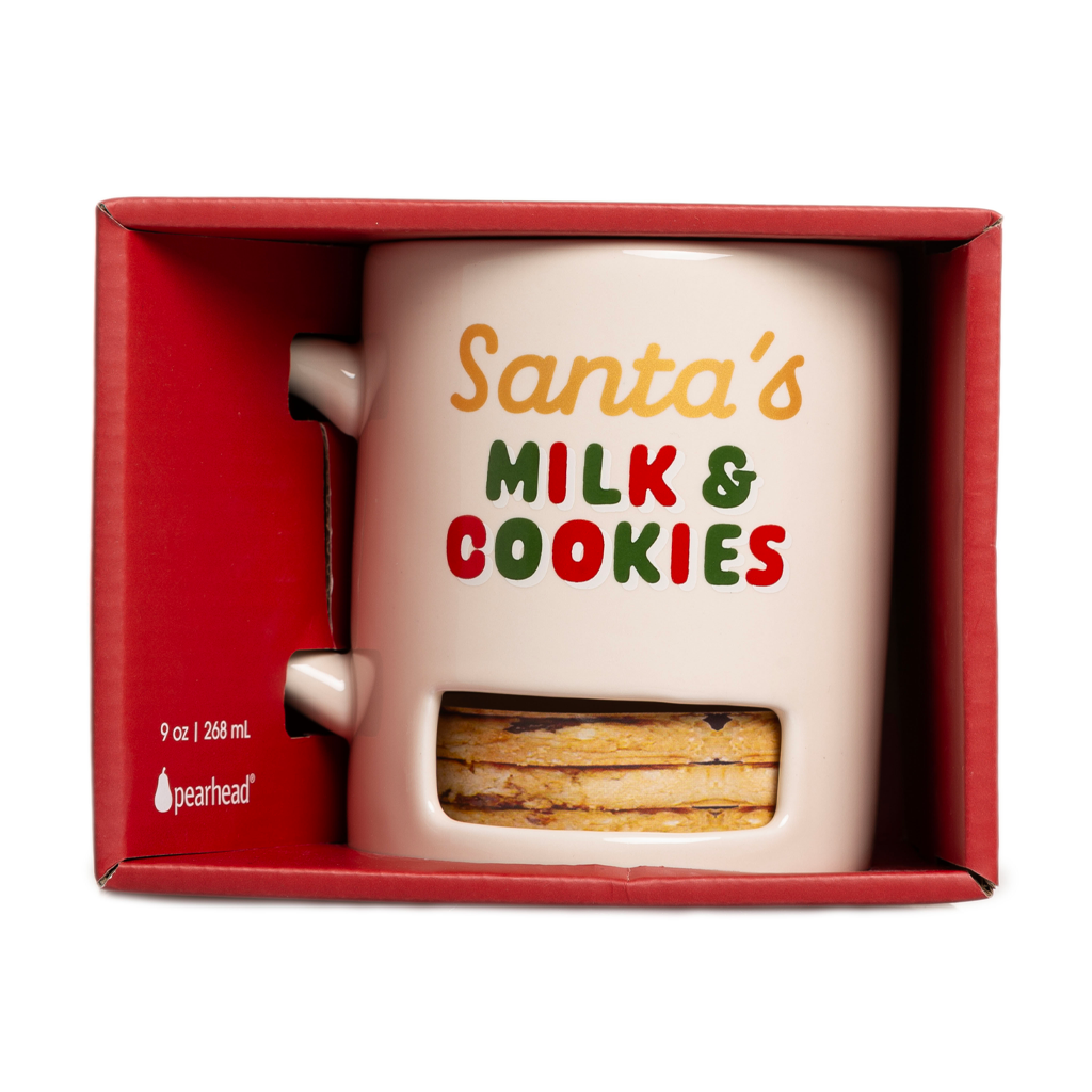 santa's milk & cookies mug