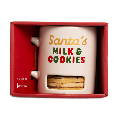 santa's milk & cookies mug