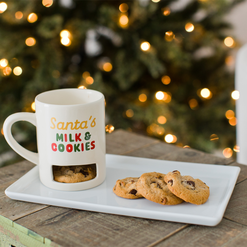 santa's milk & cookies mug