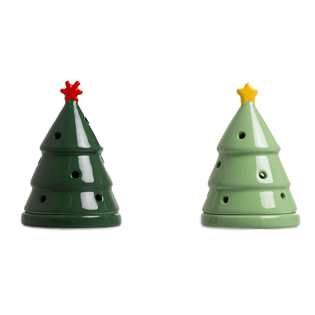 holiday tree tealight cover set