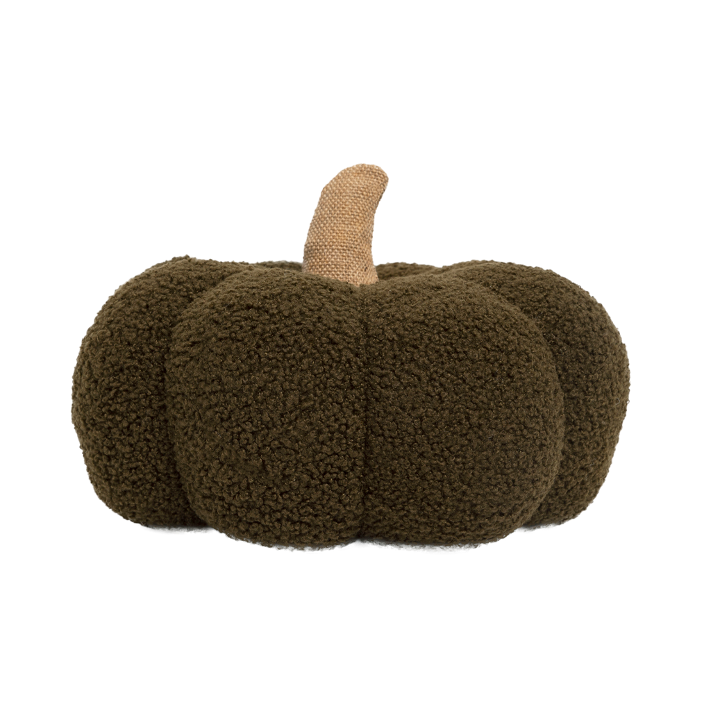 sherpa plush pumpkin