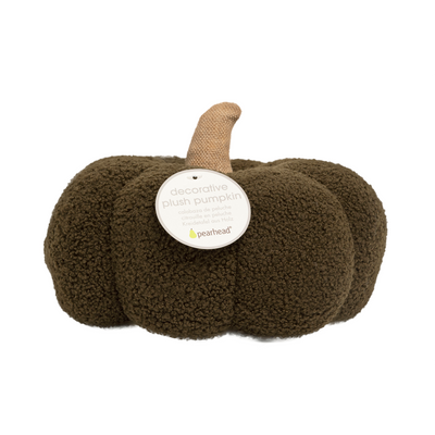 sherpa plush pumpkin