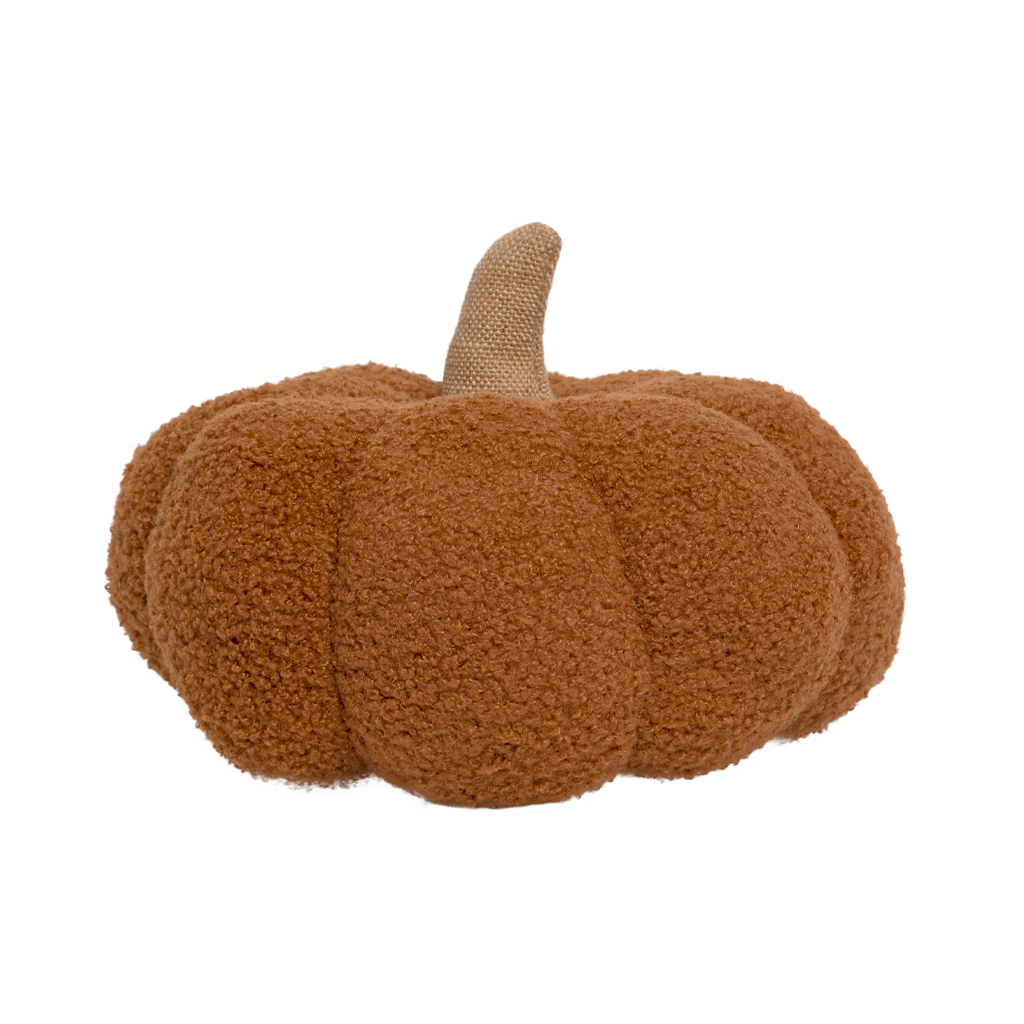 sherpa plush pumpkin