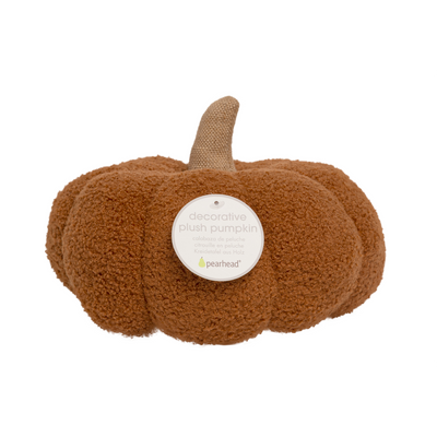 sherpa plush pumpkin