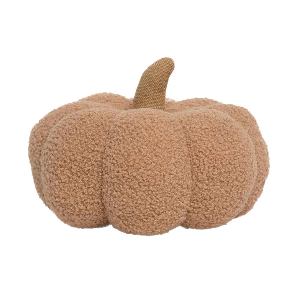 sherpa plush pumpkin