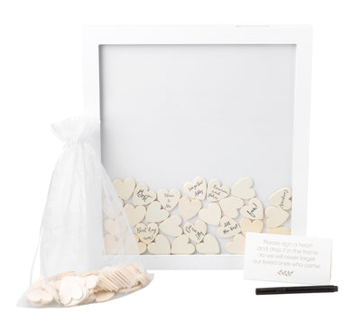 heart token guest signature frame