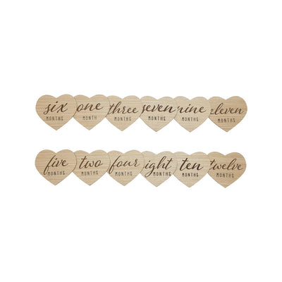 heart milestone props