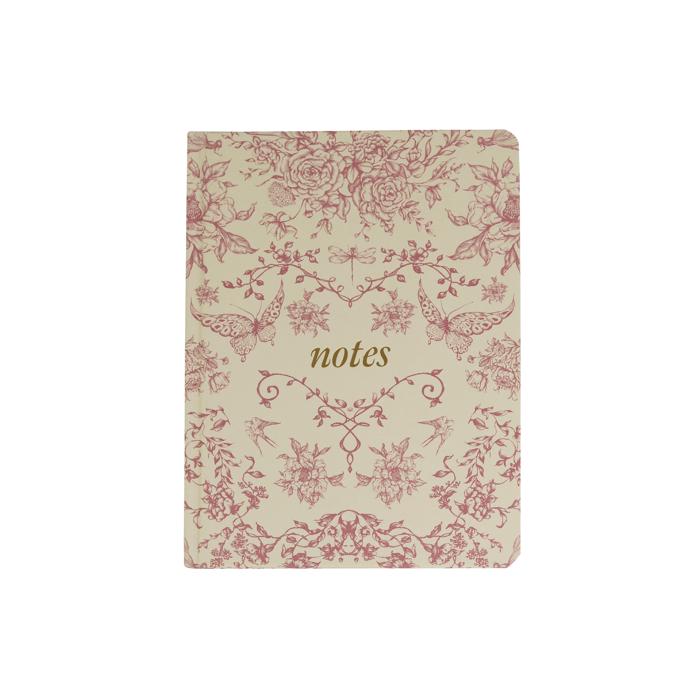 red toile journal