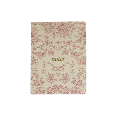 red toile journal