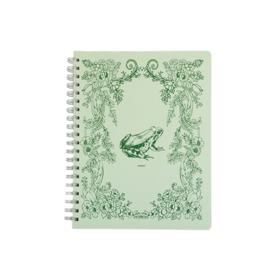 frog toile journal