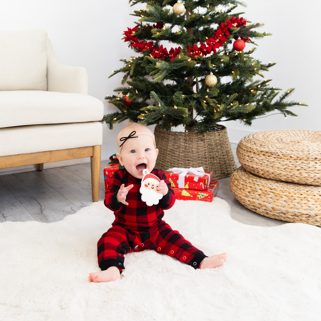 santa silicone teether