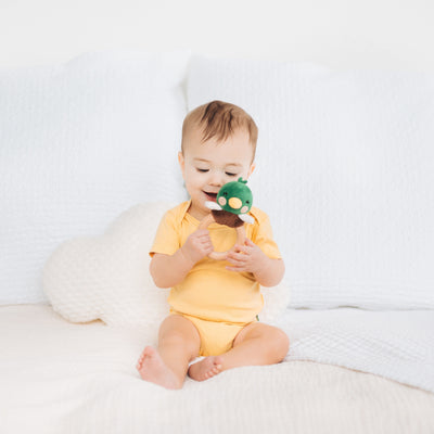 mallard duck wooden teether