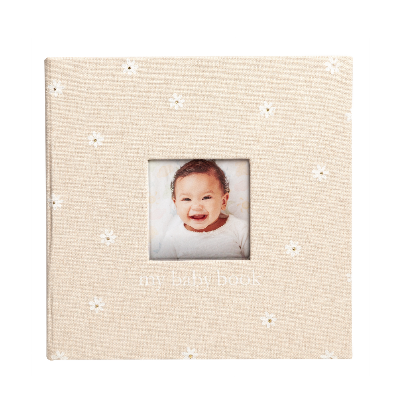 daisy print baby book