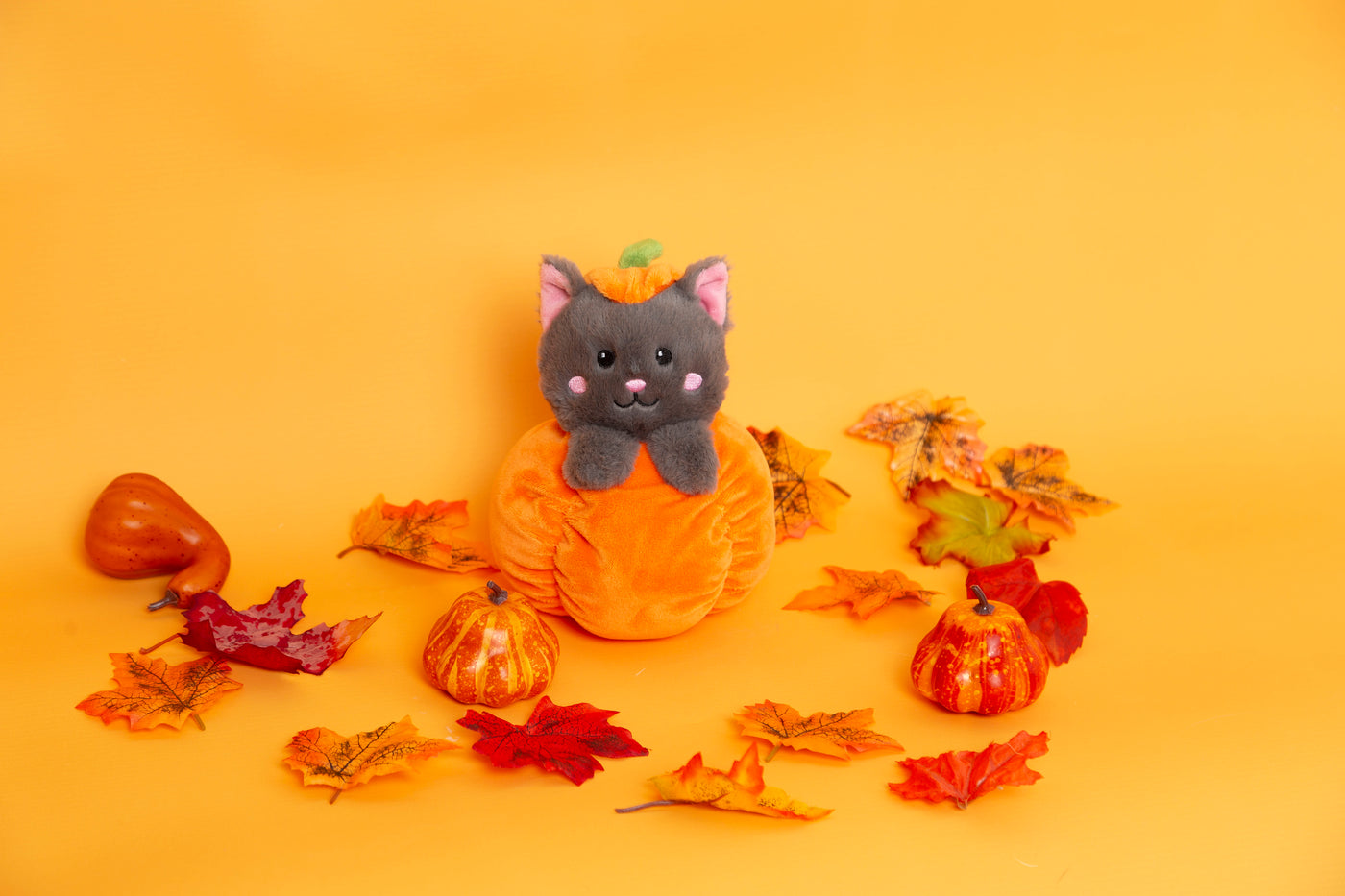 Pumpkin Cat Plush